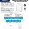 mercury-panel-sobreponer-6-12w-ficha-tecnica Ficha técnica MERCURY Panel Sobreponer 6" 12W