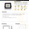 mercury-reflector-led-10w-intemperie-ficha-tecnica Ficha técnica MERCURY Reflector LED 10W Intemperie
