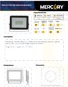 Ficha técnica MERCURY Reflector LED 30W Intemperie