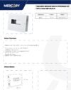 Ficha técnica MERCURY Tablero Monofasico Promax 6P TAPA LISA Metalica