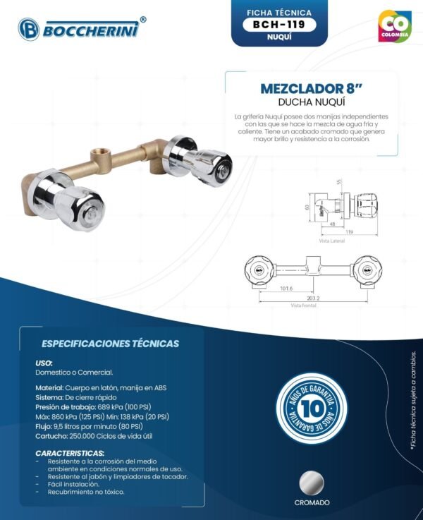 mezclador-ducha-8-nuqui-ficha-tecnica Ficha técnica Mezclador Ducha 8 Nuqui