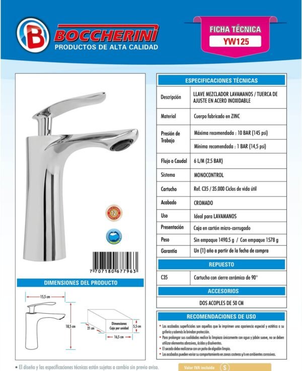 mezclador-lavamanos-en-zinc-con-tuerca-de-ajuste-en-acero-inox-cromado-ficha-tecnica Ficha técnica Mezclador Lavamanos en Zinc con Tuerca de Ajuste en Acero Inox. Cromado