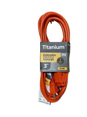 Extensión Eléctrica Naranja 15M — Titanium