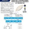 Ficha técnica Panel LED 6W — Mercury