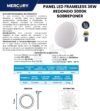 Ficha técnica Panel LED Frameless Redondo Sobreponer 36W — Mercury · Ref IPL237