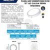 Ficha técnica Panel LED Redondo Sobreponer 24W — Mercury