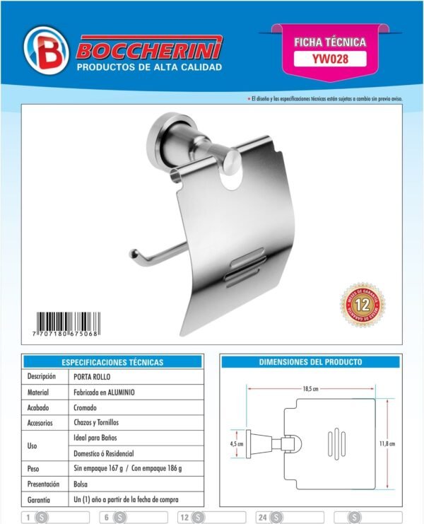 porta-rollo-en-aluminio-base-redonda-ficha-tecnica Ficha técnica Porta Rollo en Aluminio Base Redonda