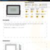 reflector-led-exterior-100w-luz-azul-ip65-mercury-ficha-tecnica Ficha técnica Reflector LED Exterior 100W Luz Azul IP65 — Mercury