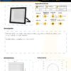 reflector-led-exterior-100w-luz-fria-6500k-ip65-mercury-home-plus-ficha-tecnica Ficha técnica Reflector LED Exterior 100W Luz Fría 6500K IP65 — Mercury Home Plus