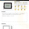 Ficha técnica Reflector LED Exterior 30W RGB Multicolor IP65 — Mercury