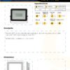 reflector-led-exterior-50w-luz-azul-ip65-mercury-ficha-tecnica Ficha técnica Reflector LED Exterior 50W Luz Azul IP65 — Mercury
