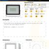 reflector-led-exterior-50w-luz-calida-3000k-ip65-mercury-ficha-tecnica Ficha técnica Reflector LED Exterior 50W Luz Cálida 3000K IP65 — Mercury