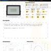 Ficha técnica Reflector LED Exterior 50W Luz Verde IP65 — Mercury