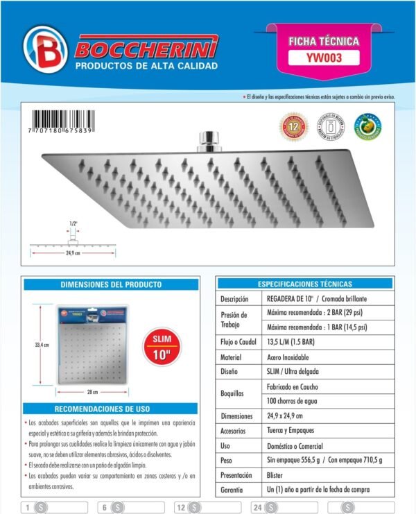 regadera-cuadrada-en-acero-inoxidable-de-10-ficha-tecnica Ficha técnica Regadera Cuadrada en Acero Inoxidable de 10