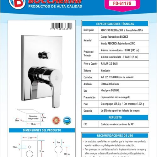 registro-monocontrol-ducha-en-bronce-manija-cuadrada-en-zinc-con-salida-a-tina-ficha-tecnica Ficha técnica Registro Monocontrol Ducha en Bronce Manija Cuadrada en Zinc con Salida A Tina