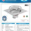 Ficha técnica Rejilla para Piso en Acero Inoxidable 10cm x 10cm x 4.5cm D-3