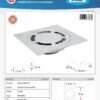Ficha técnica Rejilla para Piso en Acero Inoxidable Tamano 10cm x 10cm