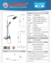 Ficha técnica Set Barra Ducha Cromado