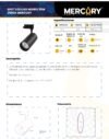 Ficha técnica Spot LED para Riel Negro 20W Luz Cálida 3000K — Mercury