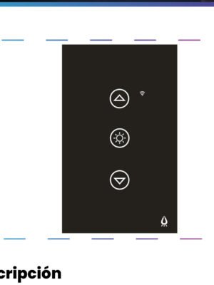 Dimmer Inteligente Negro WiFi — Mercury Smart Home Dimmer Inteligente Negro WiFi — Mercury Smart Home