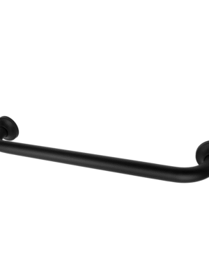 Barra de Seguridad Antideslizante en Acero Inoxidable Acabado Negro Mate 45 Cm