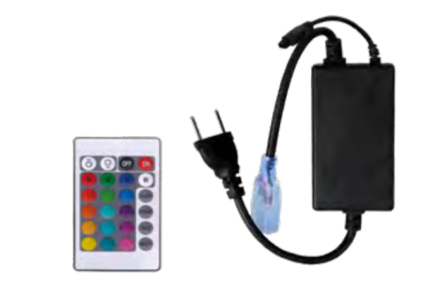 kit-controlador-control-remoto-cinta-led-rgb-120v-20m-mercury-icl34 Kit Controlador + Control Remoto para Cinta LED RGB 120V — hasta 20 m — Mercury
