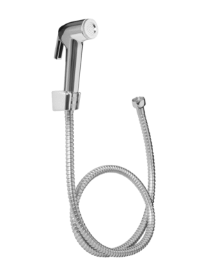 Ducha Bidet en Abs Cromada, Manguera en Acero Inoxidable 1.2 Mts (incluye Soporte en Abs)
