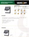 Ficha técnica Aplique Solar 2W con Sensor 6500K — Mercury