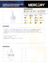 Ficha técnica Bombillo LED de Emergencia Recargable 20W — Mercury