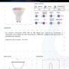 Ficha técnica Bombillo LED GU10 5W — Mercury