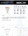 Ficha técnica Bombillo LED GU10 5W — Mercury