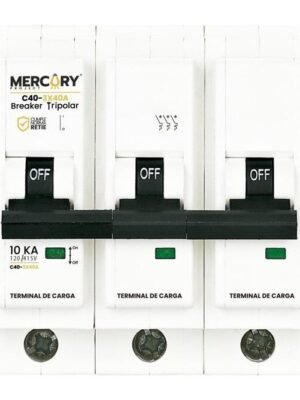 Breaker 17 Project 3P 40A Enchufable — Mercury