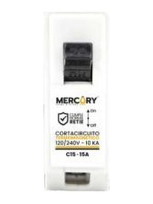 Breaker 1P 20A Enchufable — Mercury Breaker 1P 20A Enchufable — Mercury