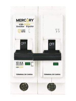 Breaker L7 Project 2P 20A Enchufable — Mercury