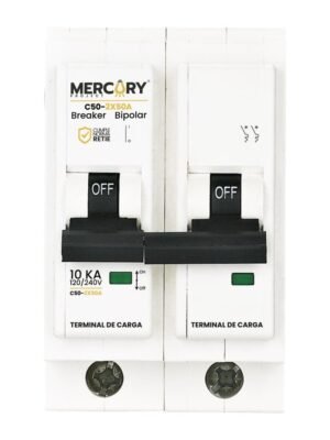 Breaker L7 Project 2P 50A Enchufable — Mercury