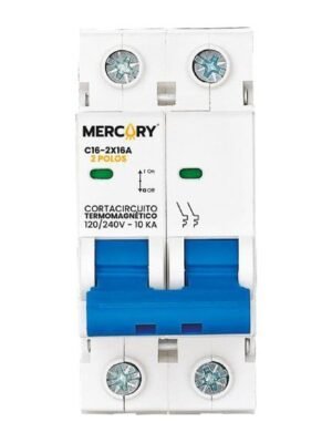 Breaker Riel 2P 16A — Mercury Breaker Riel 2P 16A — Mercury