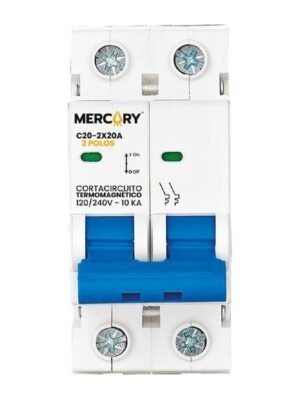 Breaker Riel 2P 20A — Mercury