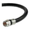 Cable Coaxial Negro RG6-U 95% Mercury Fino Carreta en Madera