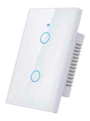 Interruptor Doble Smart Home Touch White WIFI — Mercury Interruptor Doble Smart Home Touch White WIFI — Mercury