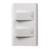 Interruptor Doble — Titanium