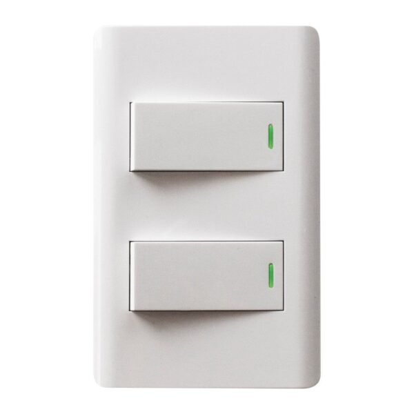Interruptor Doble — Titanium Interruptor Doble — Titanium