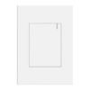 Interruptor Sencillo Conmutable White Luxury — Mercury Interruptor Sencillo Conmutable White Luxury — Mercury