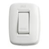 Interruptor Sobreponer Blanco Lujo — Mercury