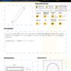 Ficha técnica Lámpara LED Alta Potencia 72W(2X36) 240CM — Mercury