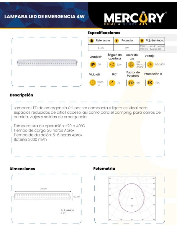 lampara-led-de-emergencia-20cm-2w-6500k-mercury-ficha-tecnica Ficha técnica Lámpara LED de Emergencia 20CM 2W 6500K — Mercury