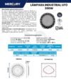 Ficha técnica Lámpara LED Industrial UFO 300W — Mercury