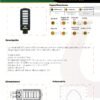 Ficha técnica Luminaria Solar Alumbrado Público 300W — Mercury