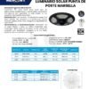 Ficha técnica Luminaria Solar Trompo C/control/sensor 400W — Mercury