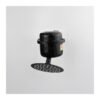 Ducha Victory Dirigible Negra Slim 110V