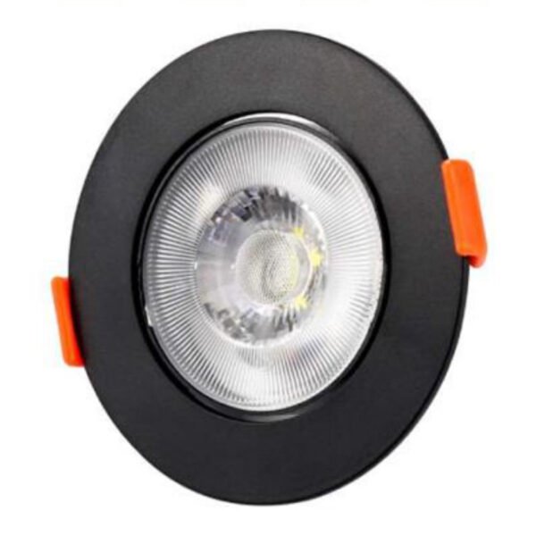 Panel LED Redondo Incrustar 5W Negro Luz Neutra 4100K — Mercury Panel LED Redondo Incrustar 5W Negro Luz Neutra 4100K — Mercury